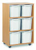 Monarch 6 Jumbo Tray Unit (Vertical) - White