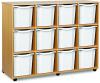 Monarch 12 Jumbo Tray Unit - White