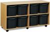 Monarch 8 Jumbo Tray Unit - Dark Grey