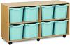 Monarch 8 Jumbo Tray Unit - Light Blue