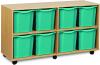 Monarch 8 Jumbo Tray Unit - Turquoise