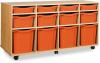 Monarch 12 Variety Tray Unit - Tangerine