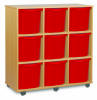 Monarch 9 Jumbo Tray Unit - Red