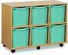 Monarch 6 Jumbo Tray Unit (Horizontal) - Metal Blue