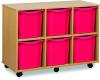 Monarch 6 Jumbo Tray Unit (Horizontal) - Pink