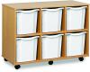 Monarch 6 Jumbo Tray Unit (Horizontal) - White