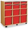 Monarch 12 Variety Tray Unit - Red