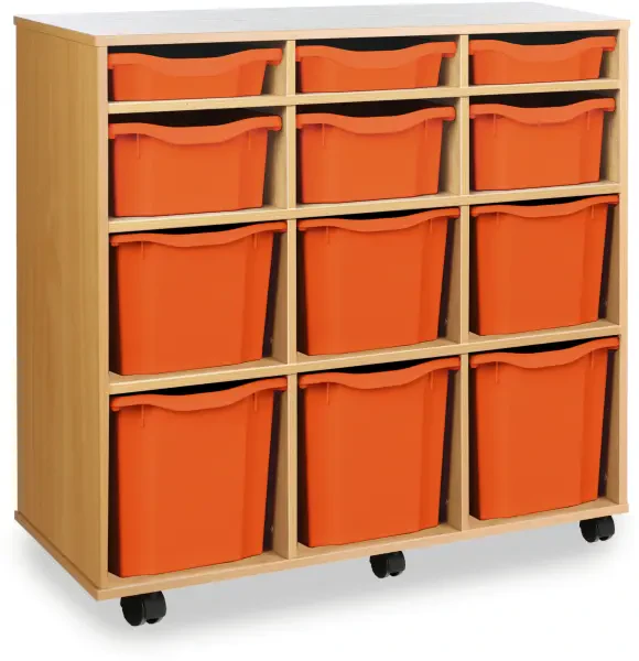 Monarch 12 Variety Tray Unit - Tangerine