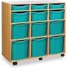 Monarch 12 Variety Tray Unit - Turquoise