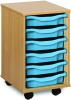 Monarch 6 Shallow Tray Unit - Cyan