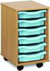 Monarch 6 Shallow Tray Unit - Light Blue