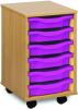 Monarch 6 Shallow Tray Unit - Purple