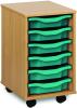 Monarch 6 Shallow Tray Unit - Turquoise