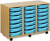 Monarch 21 Shallow Tray Unit - Cyan