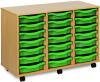 Monarch 21 Shallow Tray Unit - Green