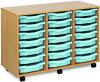 Monarch 21 Shallow Tray Unit - Light Blue