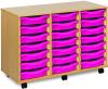 Monarch 21 Shallow Tray Unit - Pink