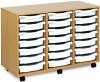 Monarch 21 Shallow Tray Unit - White