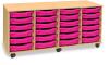 Monarch 24 Shallow Tray Unit - Pink