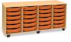 Monarch 24 Shallow Tray Unit - Tangerine