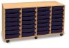 Monarch 28 Shallow Tray Unit - Dark Blue