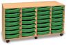 Monarch 28 Shallow Tray Unit - Green