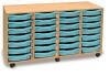 Monarch 28 Shallow Tray Unit - Metal Blue