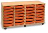 Monarch 28 Shallow Tray Unit - Tangerine