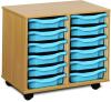 Monarch 12 Shallow Tray Unit - Cyan