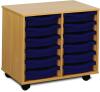 Monarch 12 Shallow Tray Unit - Dark Blue