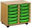 Monarch 12 Shallow Tray Unit - Green