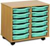 Monarch 12 Shallow Tray Unit - Metal Blue