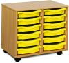 Monarch 12 Shallow Tray Unit - Yellow