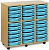 Monarch 30 Shallow Tray Unit - Cyan