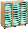 Monarch 30 Shallow Tray Unit - Light Blue