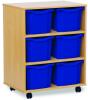 Monarch 6 Extra Deep Tray Unit - Blue