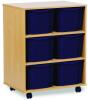 Monarch 6 Extra Deep Tray Unit - Dark Blue