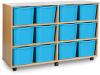 Monarch 12 Extra Deep Tray Unit - Cyan