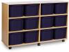 Monarch 12 Extra Deep Tray Unit - Dark Blue