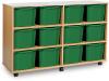 Monarch 12 Extra Deep Tray Unit - Green