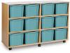 Monarch 12 Extra Deep Tray Unit - Metal Blue