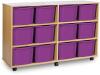 Monarch 12 Extra Deep Tray Unit - Purple