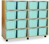 Monarch 16 Extra Deep Tray Unit - Light Blue