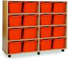 Monarch 16 Extra Deep Tray Unit - Tangerine