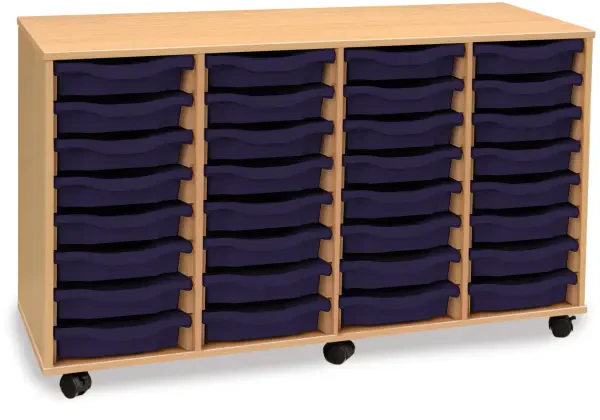 Monarch 32 Shallow Tray Unit - Dark Blue