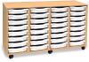 Monarch 32 Shallow Tray Unit - White