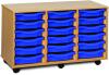 Monarch 18 Shallow Tray Unit - Blue