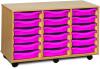 Monarch 18 Shallow Tray Unit - Pink