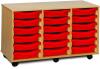 Monarch 18 Shallow Tray Unit - Red