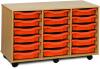 Monarch 18 Shallow Tray Unit - Tangerine